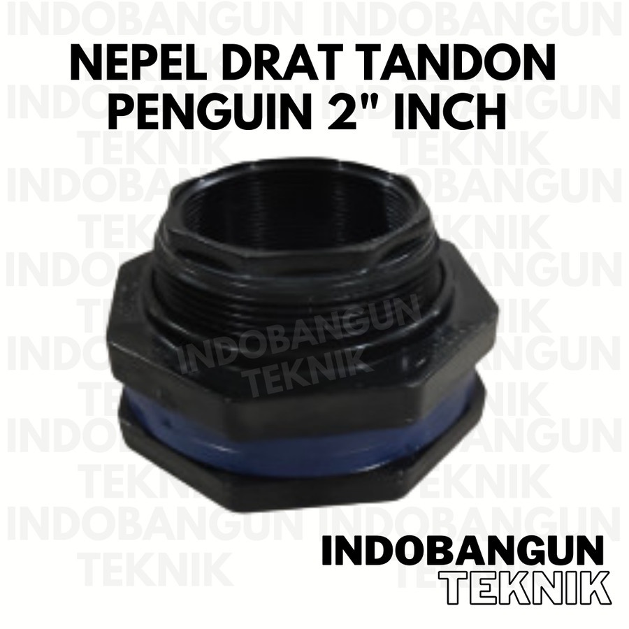 Nepel Nepple 2" Fitting Mur Mor Vault Ring Bulkhead Drat Tandon Toren Tangki Air 2 Inch