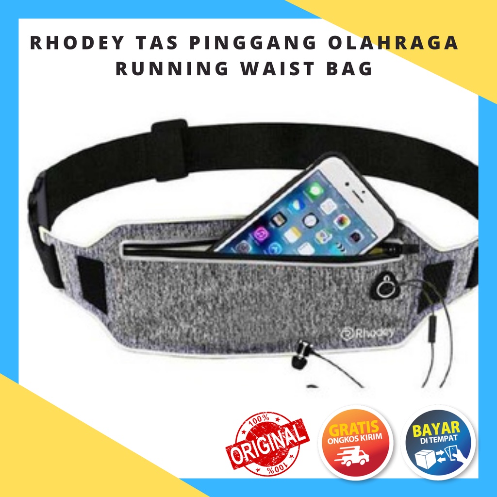 Rhodey Tas Pinggang Olahraga Running Waist Bag - CFD