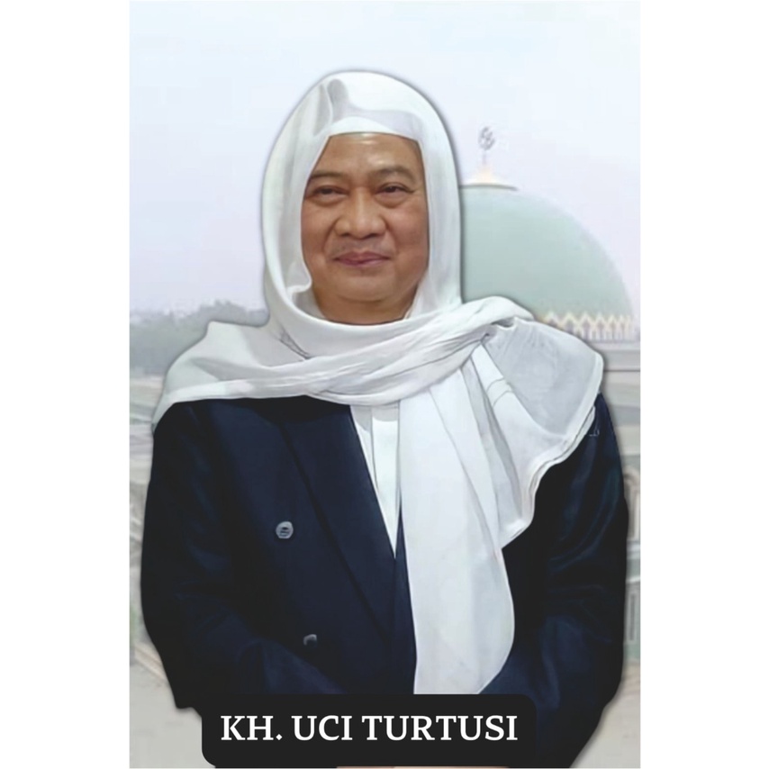 FOTO ABAH UCI CILONGOK 20X30 DAN 25 X 35CM PLUS BINGKAI KAYU MDF
