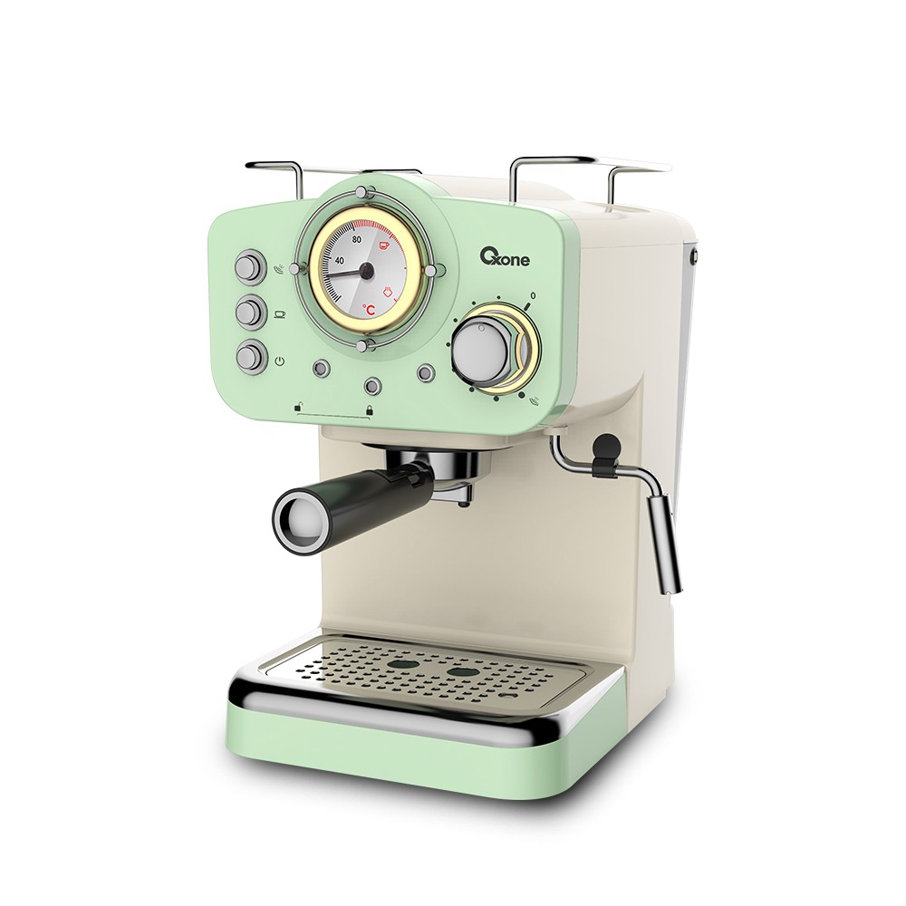 Oxone OX213 Mesin Pembuat Kopi Coffee Maker Espresso Machine Pink/Green