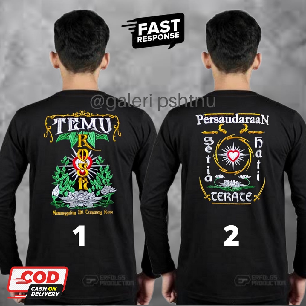 kaos psht lengan panjang - kaos psht lengan panjang bordir - kaos psht lengan panjang distro - kaos 