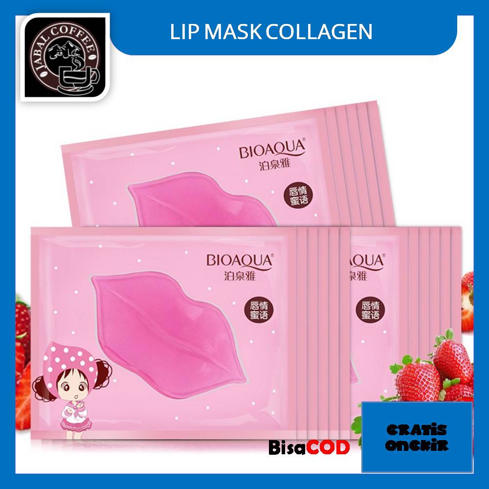 Masker Bibir Collagen Lips Mask / Bioaqua Collagen Lip Mask / Masker Bibir Lip Care 029