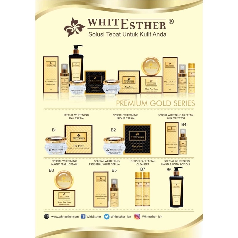 GROSIR BPOM WHITESTHER SPESIAL WHITENING NIGHT CREAM PREMIUM GOLD SERIES