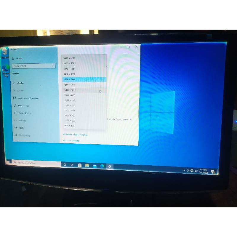 monitor lcd samsung 22 in minus bonus kabel