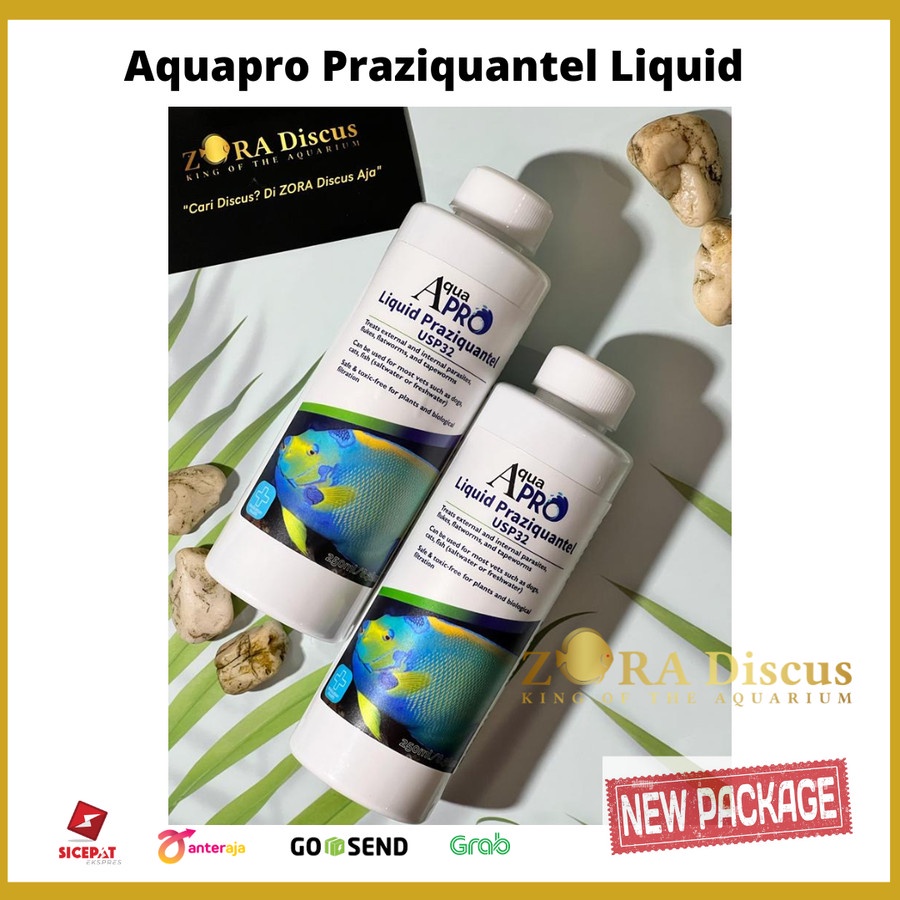 ORIGINAL AQUAPRO PRAZIQUANTEL LIQUID PRAZI INTERNAL EXTERNAL PARASITES