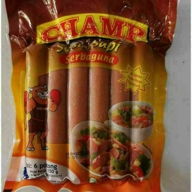 

Champ Beef Sausage 150gr *
