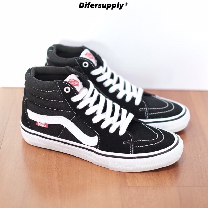 Vans Sk8 Hi Pro Black White