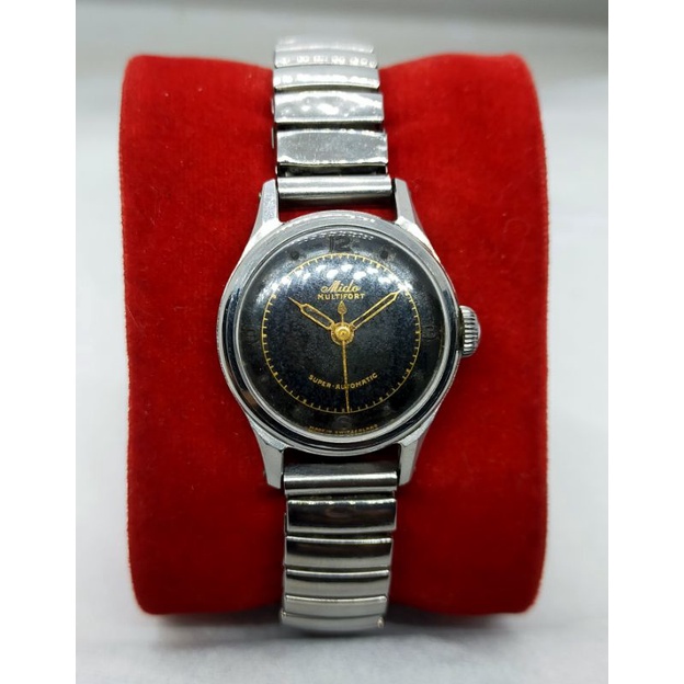 Jam Tangan Mido Multiford Super Automatic Swiss Vintage Bumper Movement.