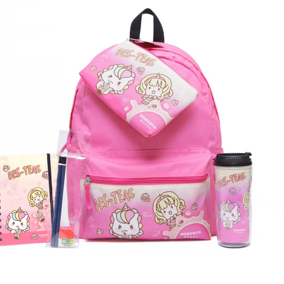Mokonya Bundling Package Adinata / Tas Sekolah / Tas ransel 팝