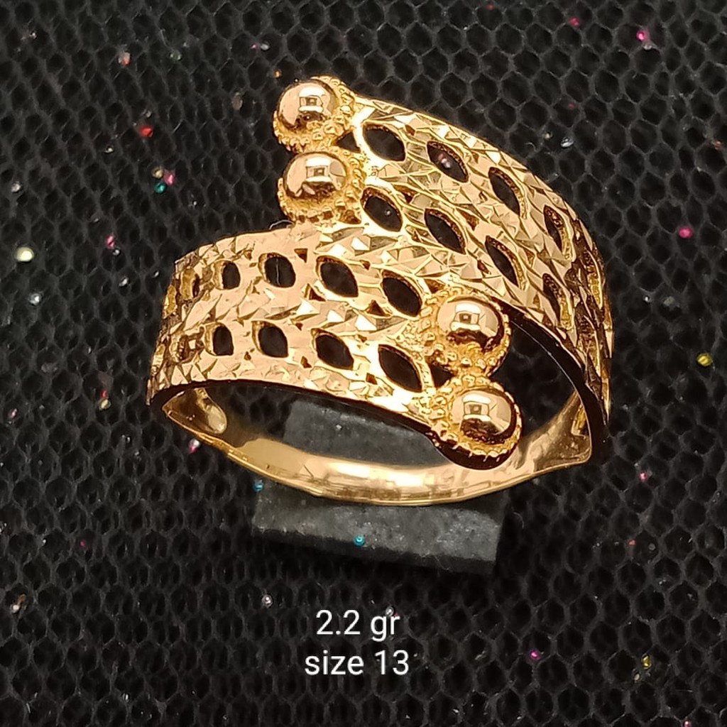 Cincin Emas 17K - 2.2 gr Kadar 750 - 1125