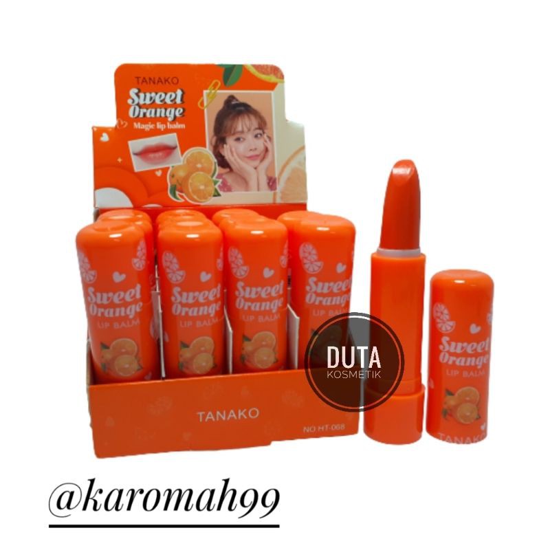 [12 pcs] LIP BALM TANAKO SWEET ORANGE No. HT-068