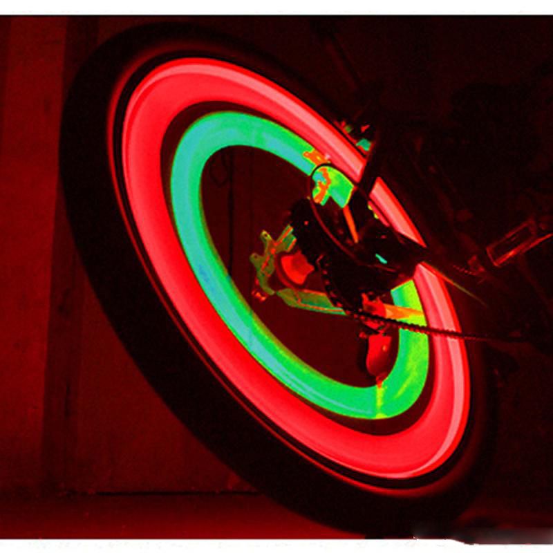 LAMPU BAN sepeda colour ful LED Bicycle wheel light 1 pcs LAMPU SEPEDA