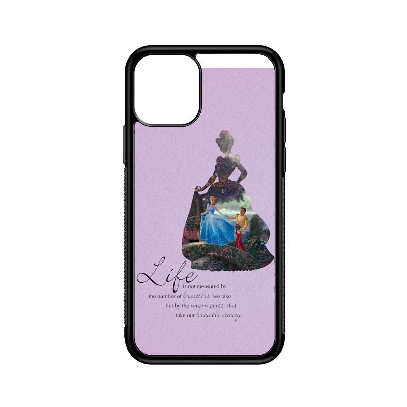 Cinderella Quote Disney Purple -Stl,Cinderella Castle,Disney,Cinderella,Cartoon,Glass Shoes Casing H