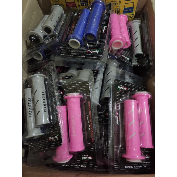 Handgrip domino premium universal semua motor handfat domino pink biru abu