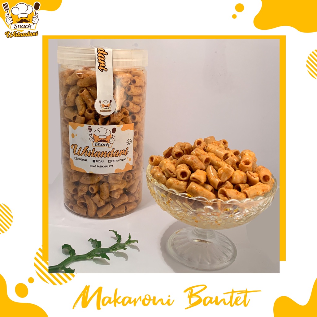 

KEMASAN TOPLES MAKARONI BANTET GURIH PEDAS MURAH - Oleh oleh Khas Tasikmalaya