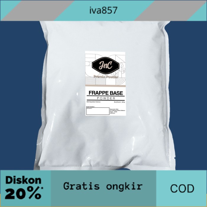 

PROMO JnC Frappe Base Powder GRATIS ONGKIR