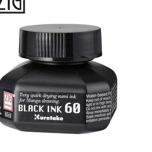 

Kuretake Pen Ink - Black Ink