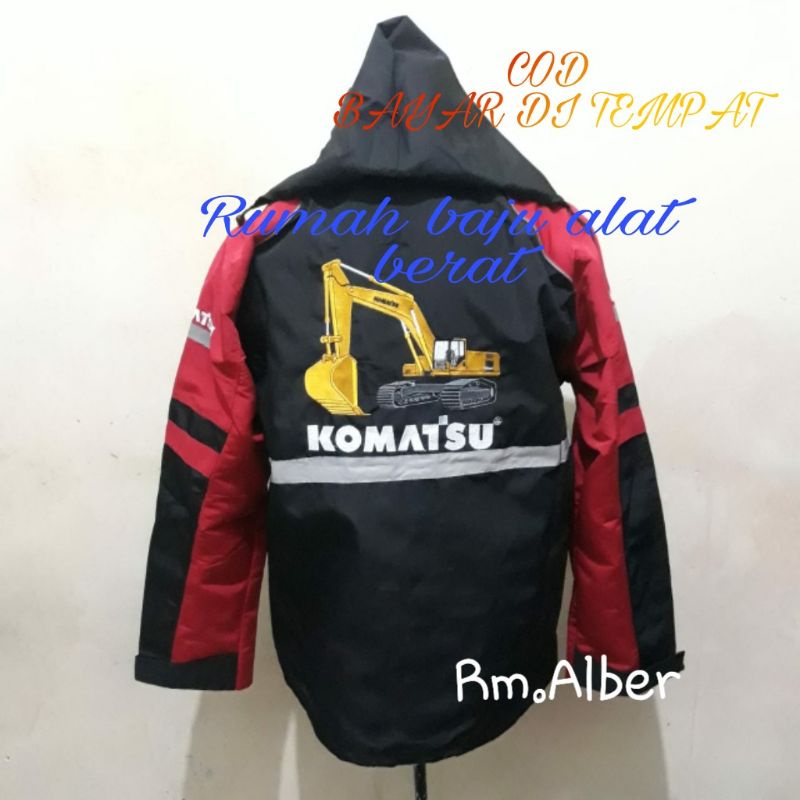 Jaket Komatsu excavator / Jaket Komatsu / jaket alat berat