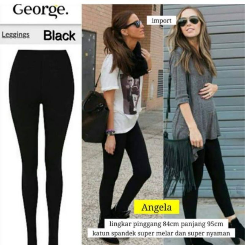 Legging wanita dewasa bahan spandek