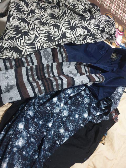 Credomenstore Kemeja Batik Pria Coklat Full Motif Shell / Baju Batik / Batik