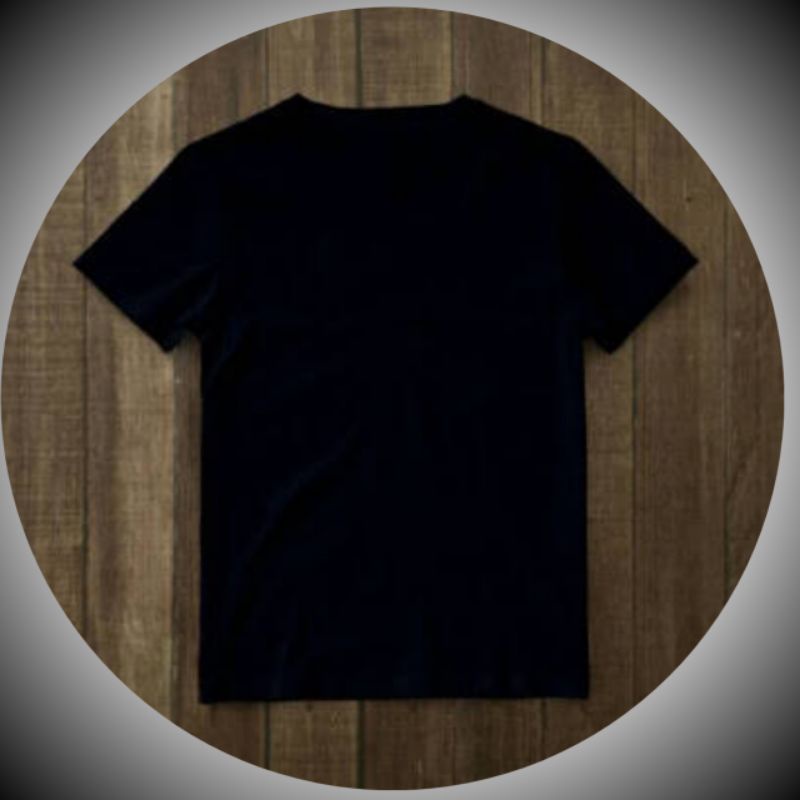 Kaos Polos Premium Cotton combed 30S / Kaos Distro Hitam Tebal / Kaos Polos Hitam distro
