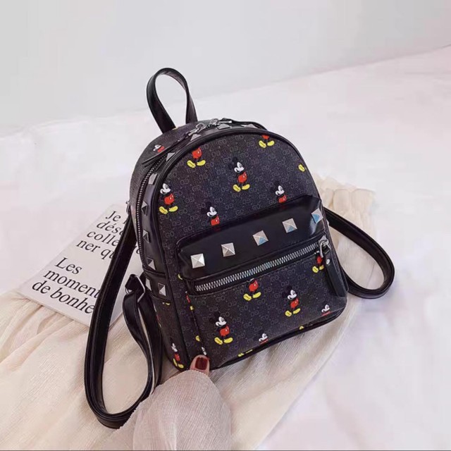 ZC 5041 RISCE TAS RANSEL IMPORT WANITA CEWEK PEREMPUAN JAKARTA BATAM MICKEY