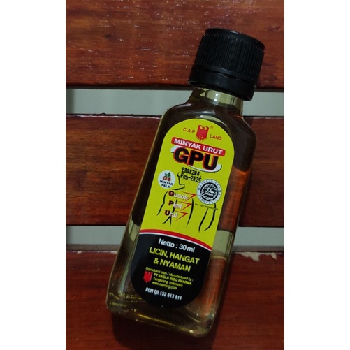 Gpu Aroma Pala 30 ML / Pegal Linu / Nyeri sendi / Keseleo / Minyak Urut