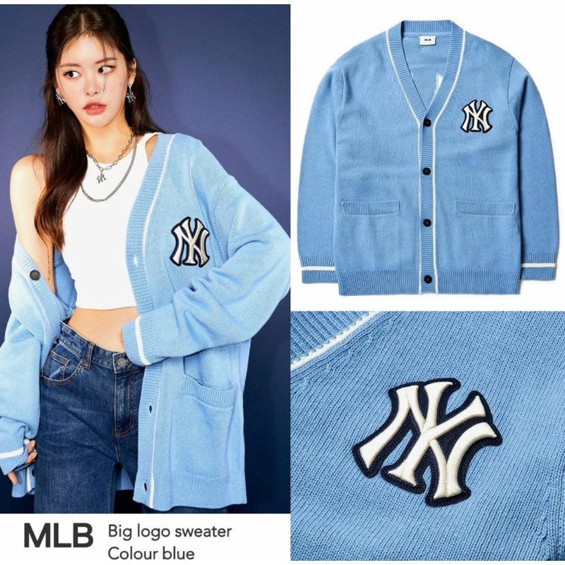 MLB NY Yankees Cardigan Big Logo