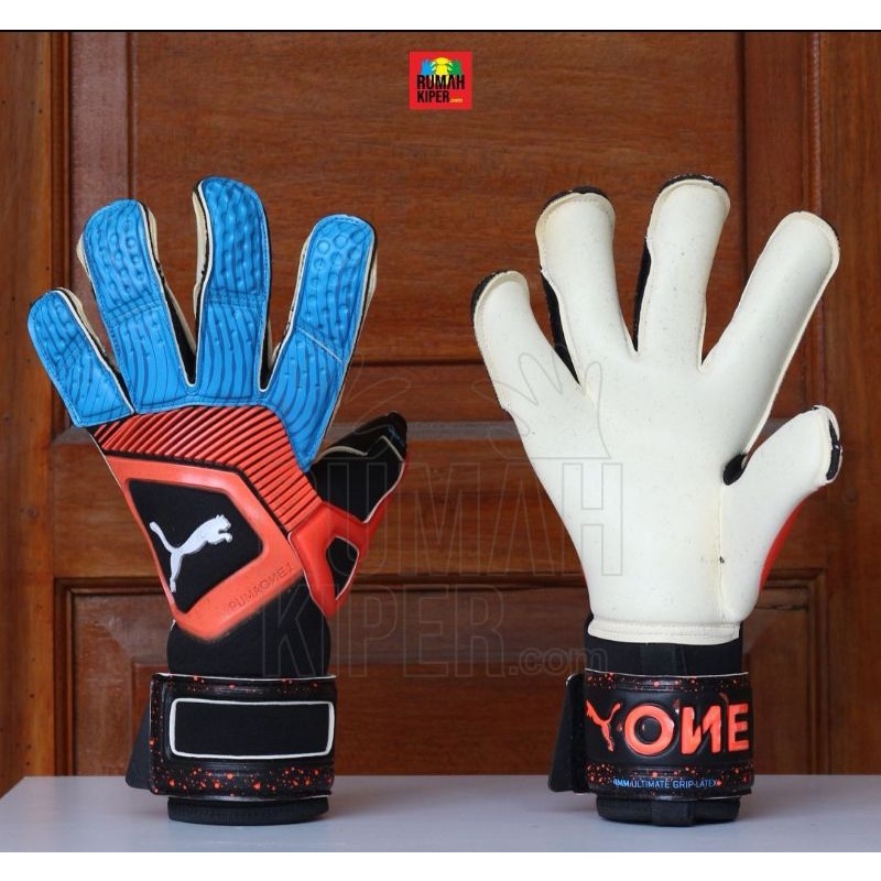 Sarung tangan kiper puma one grip 1 goalkeeper glove selop kiper - BR 012