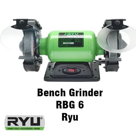 Mesin Gerinda Duduk 6 Inch / RYU RBG 6 / Gurinda Duduk / Bench Grinder