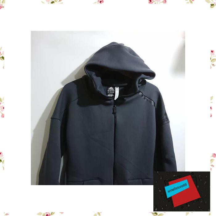 Jaket Pria parasut parka gunung ADIDAS ZNE DARK GREY BLACK PREMIUM REAL PIC GRADE ORIGINAL TR136
