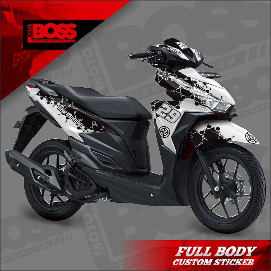 Decal Stiker Sticker Vario 125 150 old  Full Body Dekal Stiker Custom Vario 125 150 old Striping Ful