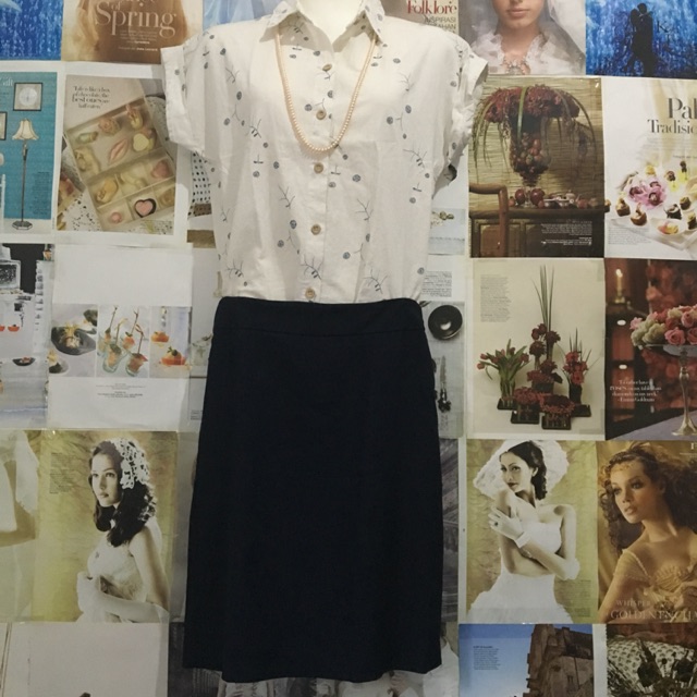 Rok Kantor / Rok Kerja / Baju Kerja Wanita / Rok Preloved