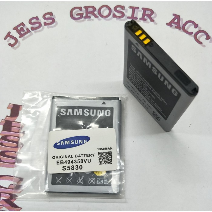 Baterai Battery Original SAMSUNG Galaxy ACE S5830 S6310 S6810 S6802 - Hitam