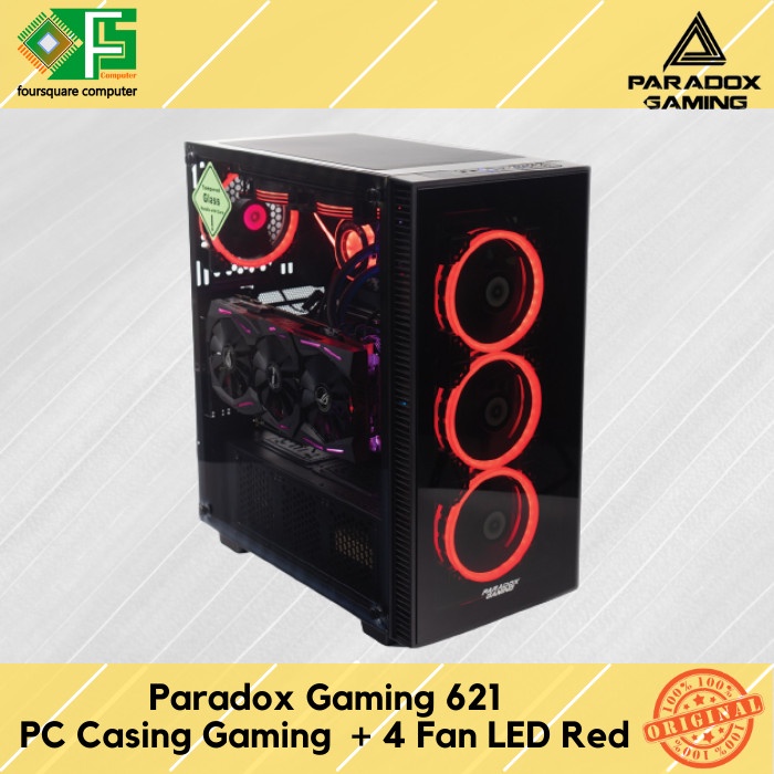 Paradox Gaming 621 PC Casing Gaming | Case CPU Komputer