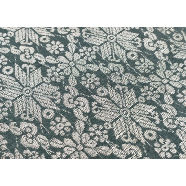Dijual Songket mesin motif 5 warna abu pastel benang silver bahan kain tenun Berkualitas