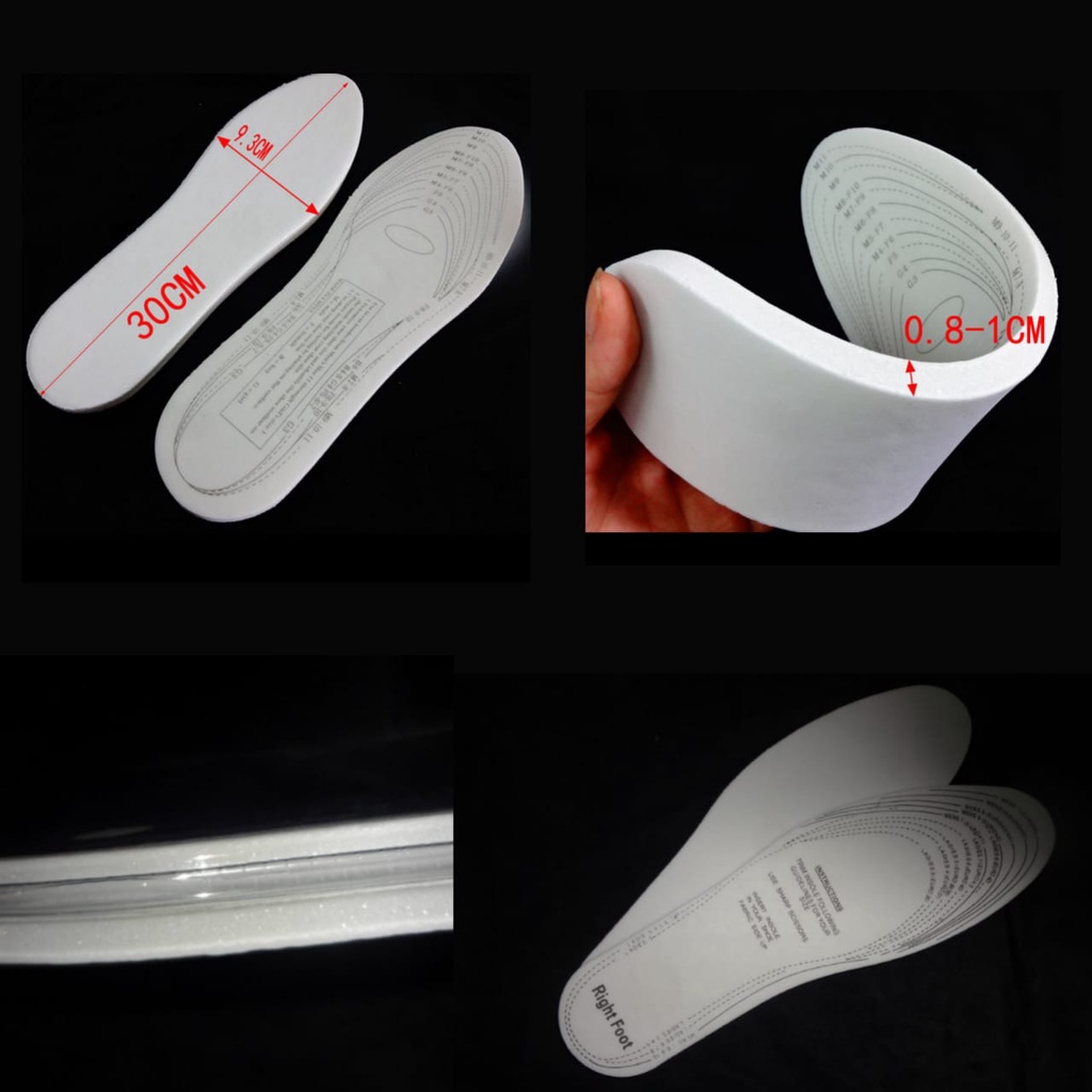 MEMORY INSOLE FOAM SEPATU SEPASANG PAD BANTALAN ALAS KAKI ANTI LECET EMPUK GANJALAN MURAH LA090W1