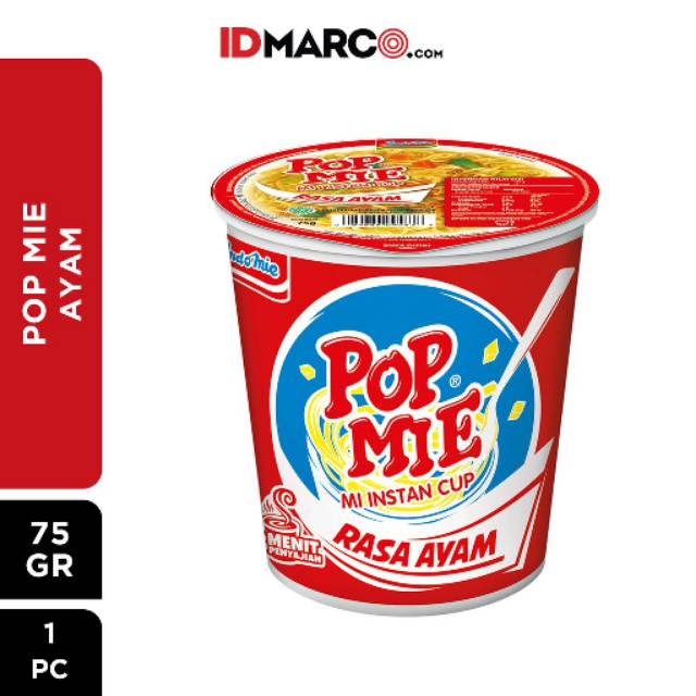 

POP MIE INSTAN CUP Rasa Ayam