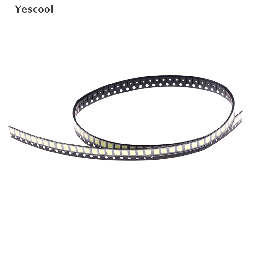 Yescool 100Pcs Lampu LED 3030 SMD 1W 3V / 6V / 9V Warna Cold White Untuk TV LED Diode