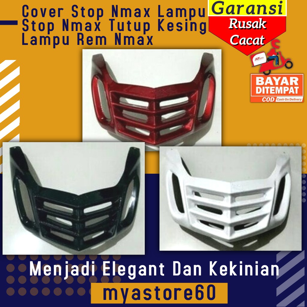 Cover Stop Nmax Lampu Stop Nmax Tutup Kesing Lampu Rem Yamaha Nmax Old Lama