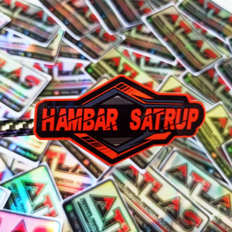 STIKER HAMBAR SATRUP