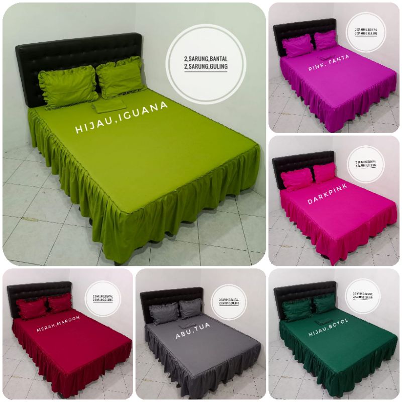 Sprei Rumbai Embos Polos 160×200 & 180×200