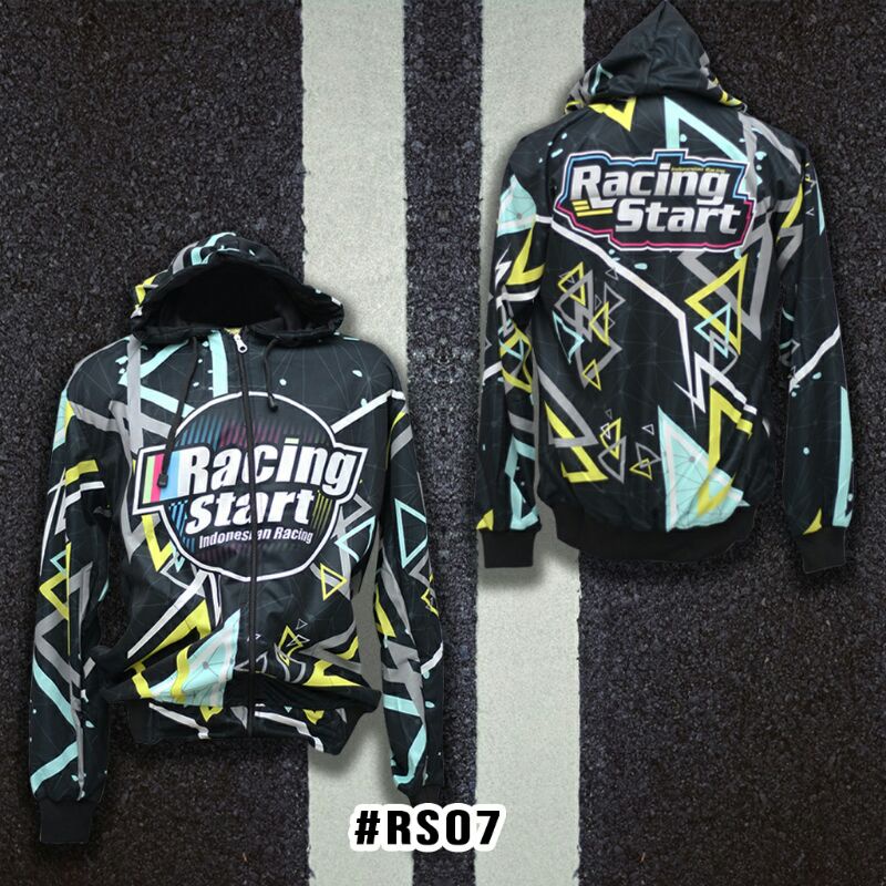 JAKET RACING HELL | JAKET RACING STAR FULL PRINTING