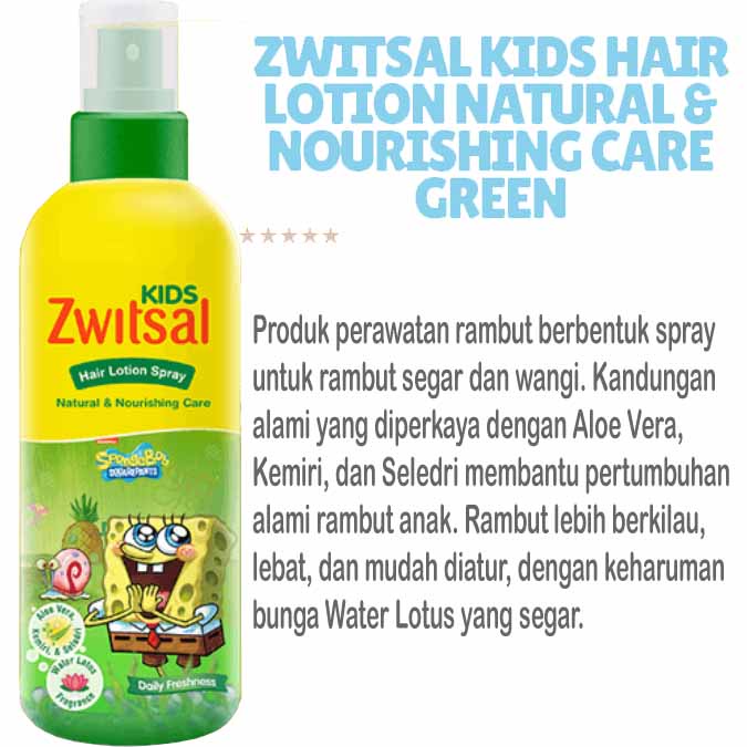 ZWITSAL KIDS Hair Lotion Spray Natural & Nourishing Care 100 ml