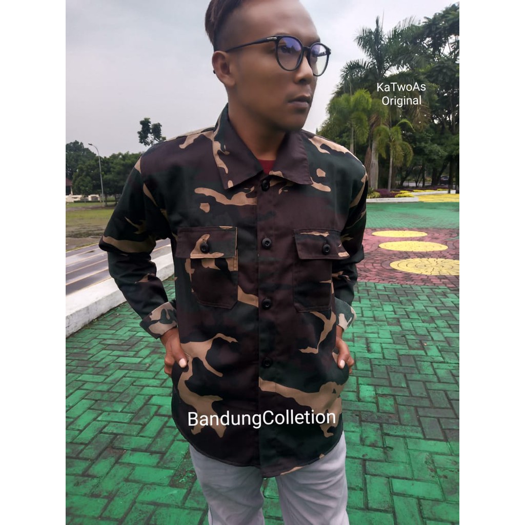 COD JACKET LORENG CAMO PRIA SEMI PARKA LORENG-Jaket Pria