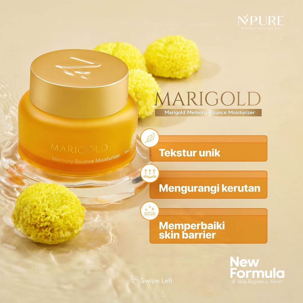 ★ BB ★ NPURE Marigold Memory Bounce Moisturizer 30gr - N'pure Moisturizer