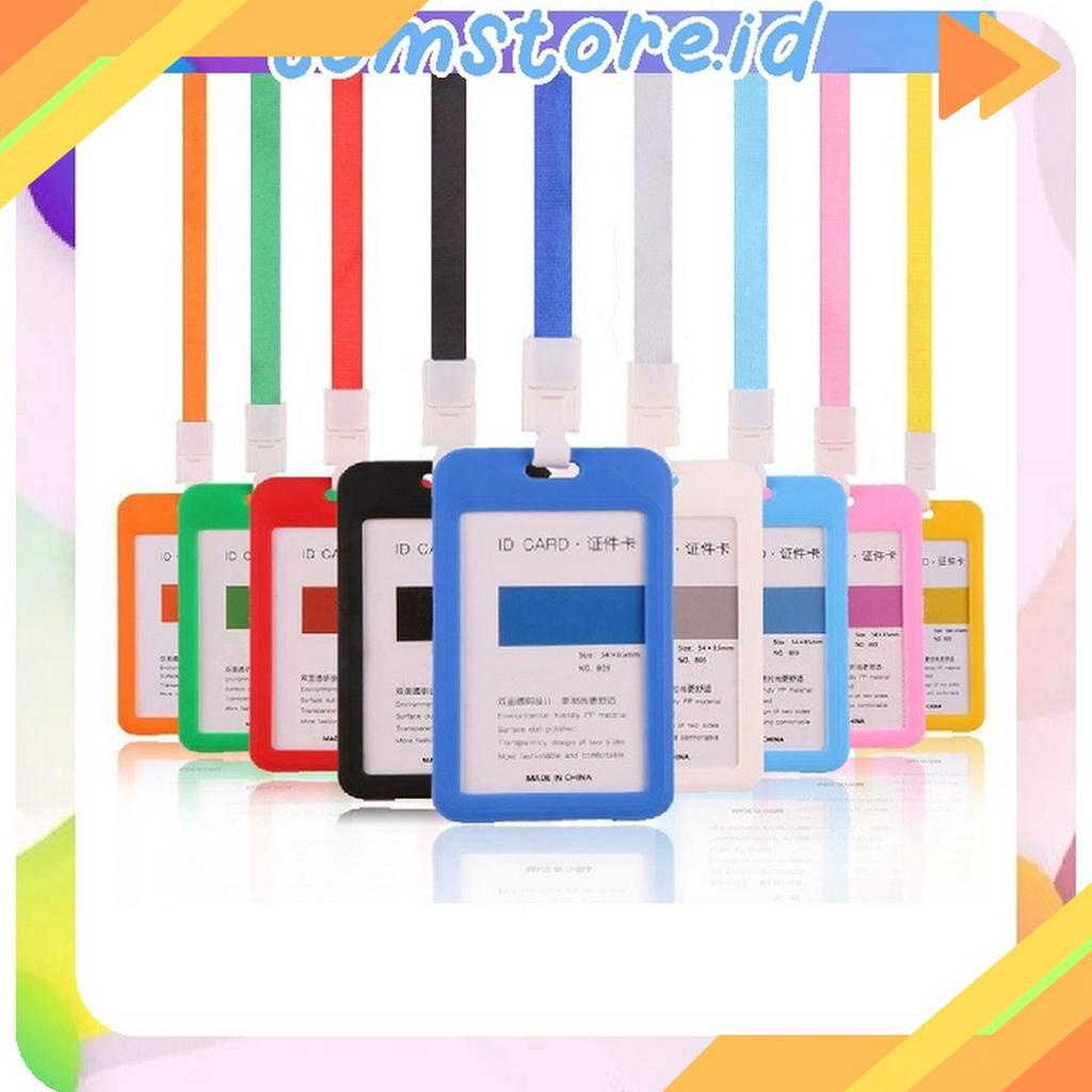 

GROSIRAN MURAH TOMSTOREID Name Tag ID Card Holder Gantungan Kartu Nama Atau Panitia R814
