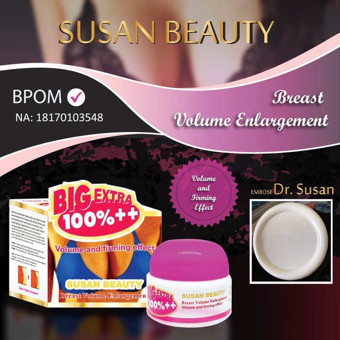 BPOM PEMBESAR PAYUDARA SUSAN BEAUTY BREAST BY DR SUSAN EMBOSE