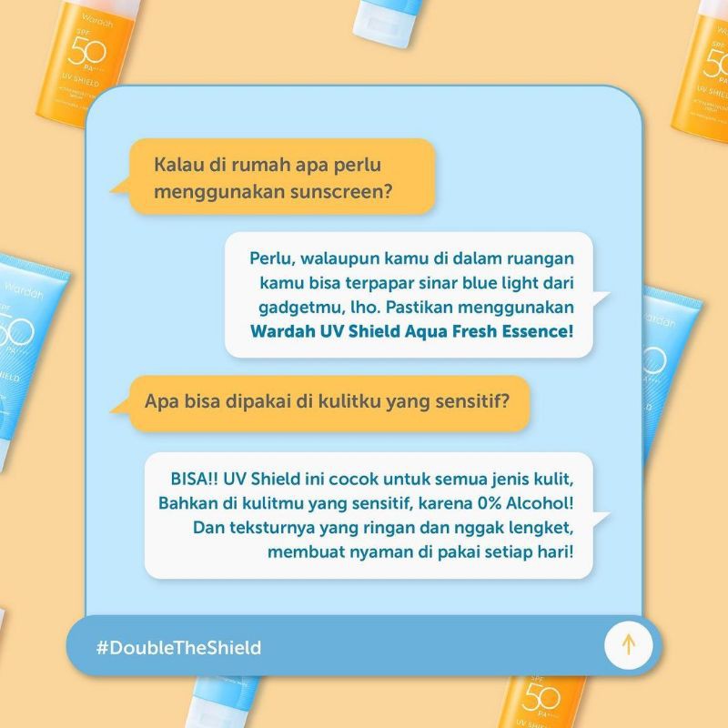 Wardah UV Shield  SPF 50 PA+++/sunscreen wardah