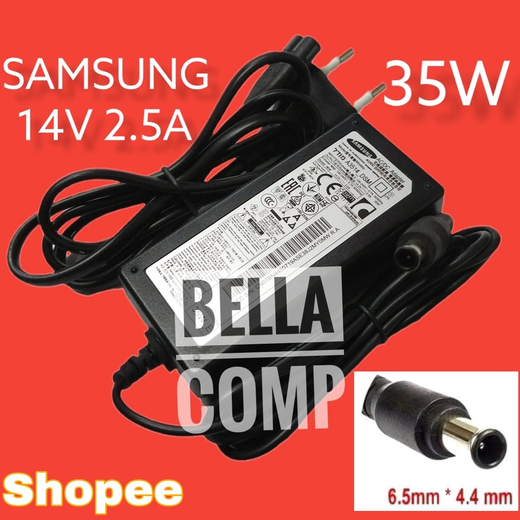 ADAPTOR CHARGER TV LED LCD MONITOR SAMSUNG 14V 1.072A 14V 1.786A 14V 2.1A 14V 2.5A 14V 3A PLUS KABEL POWER